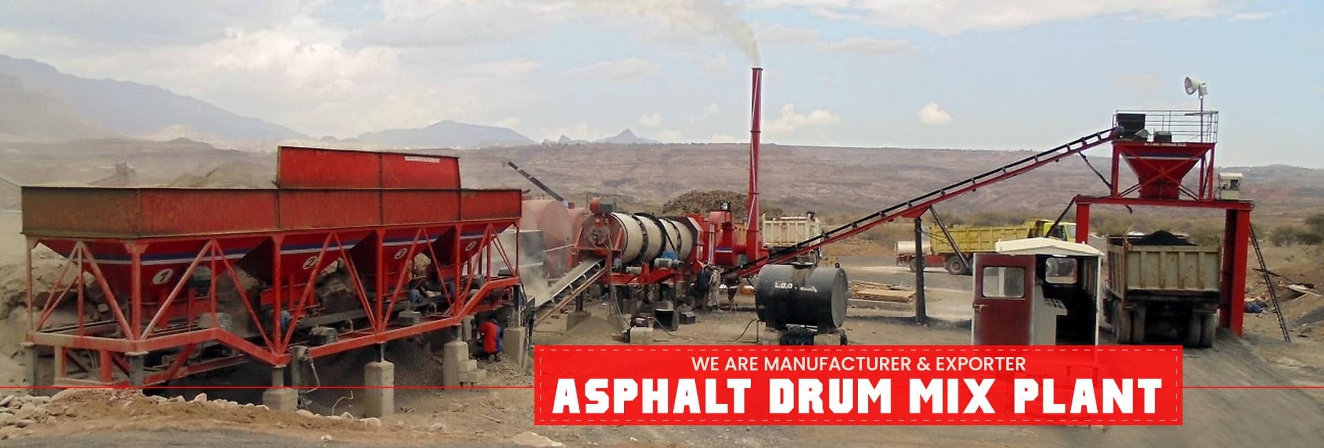 asphalt mixing plant- asphalt drum mix plant manufacturer in India